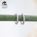 گوشواره نقره میخی میکرو کد 25057 - Image 3