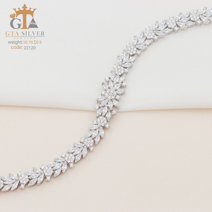 c253a0f4-d6bf-4082-bbab-c7e89f070014.jpg دستبند نقره میکرو طرح امرالدکات کد 22120 - تصویر 1