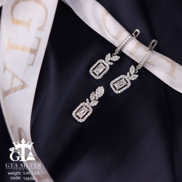 نیم ست نقره میکرو کد 16658 - تصویر 3