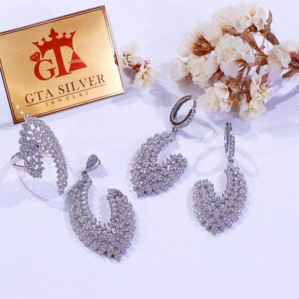 نیم ست نقره میکرو کد 16269 - تصویر 2