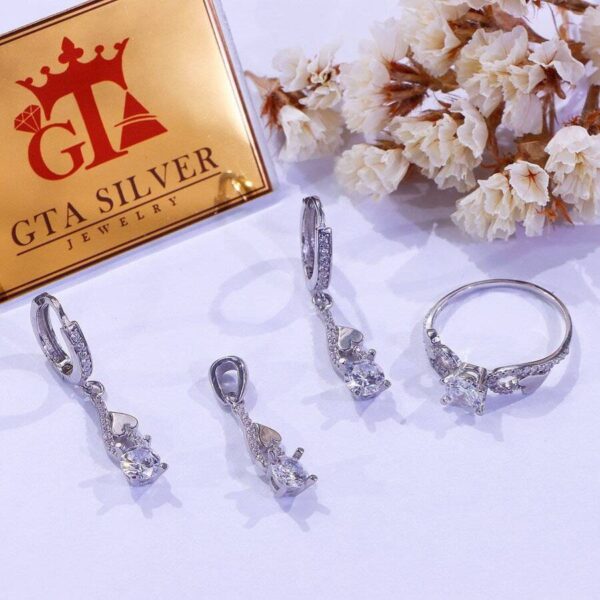 نیم ست نقره میکرو کد 16279 - تصویر 2