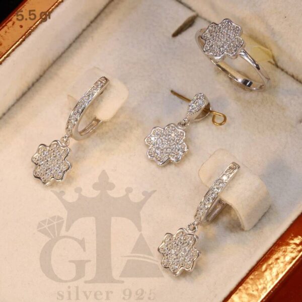 نیم ست نقره میکرو کد 16101 - تصویر 2