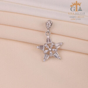 مدال نقره زنانه ستاره میکرو کد 21933