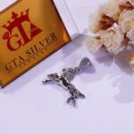 مدال نقره میکرو طرح اسب کد 21585 - Image 2