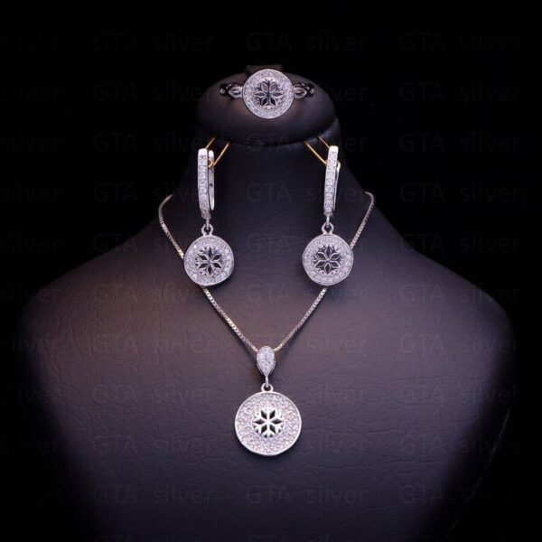 نیم ست نقره میکرو کد 16060 - Image 3