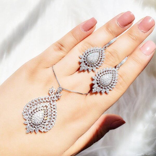 نیم ست نقره میکرو کد 16163 - Image 2