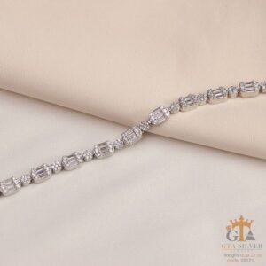 دستبند نقره کد 22171