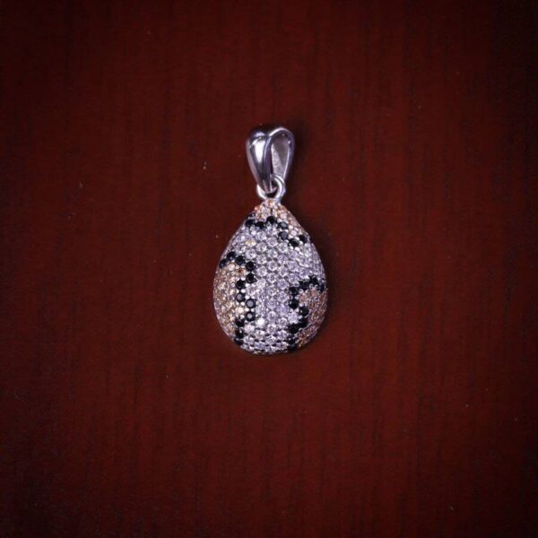 مدال نقره میکرو رنگی کد 21498 - Image 2