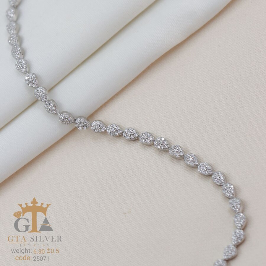 c91c4081-f58f-4211-885d-a7ca2e050b98.jpg دستبند نقره میکرو کد 22071 - Image 1