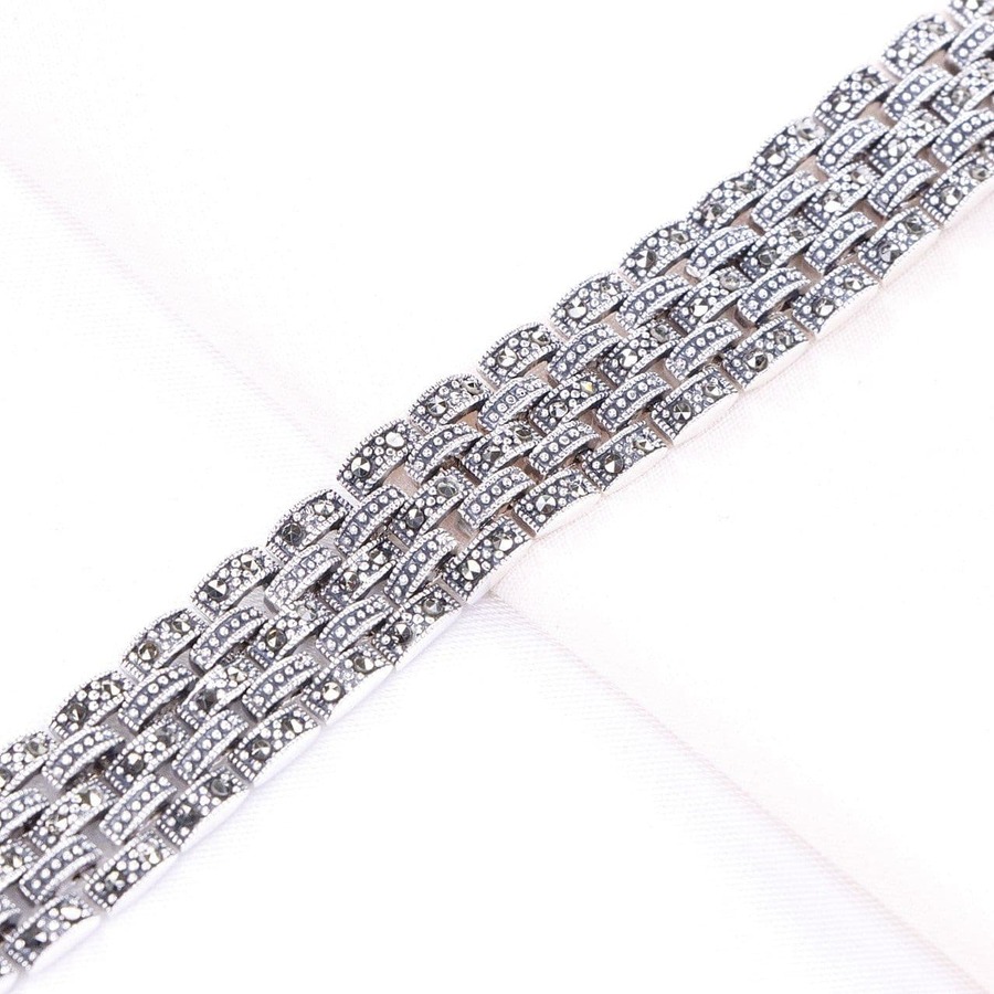 c95a9070-0546-4a01-9faa-f692e5ab3e78.jpg دستبند نقره مارگازیت کد 37005 - تصویر 1