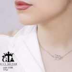 گردنبند نقره زنانه میکرو کد 21596 - Image 3