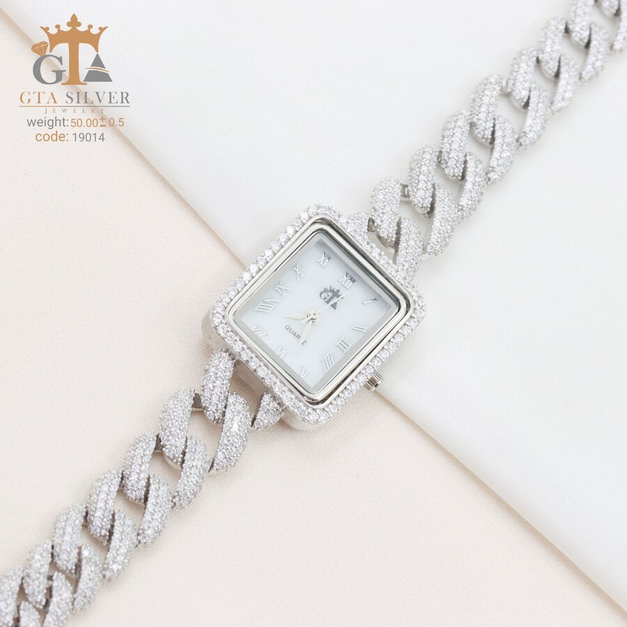 c9a2bebe-0270-42ba-b601-4191f6535f2b.jpg ساعت نقره GTA روکش رادیوم طرح کارتیر کد 19014 - Image 1