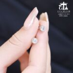 گوشواره نقره میخی میکرو کد 25051 - تصویر 3