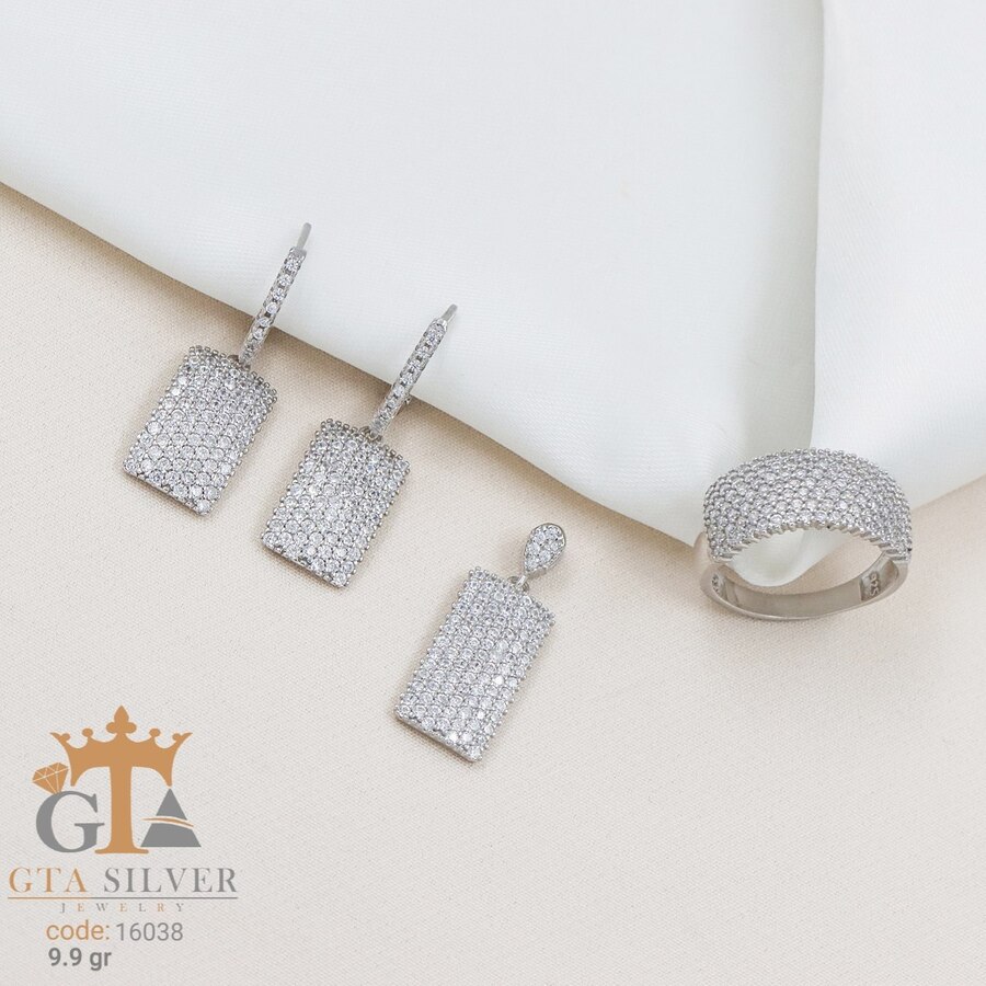 cbe1a40d-9f7f-4cf6-ab02-2d9e37cc2010.jpg نیم ست نقره میکرو طرح پرنس کد 16038 - Image 1