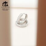 گوشواره نقره میخی میکرو کد 25058 - تصویر 3