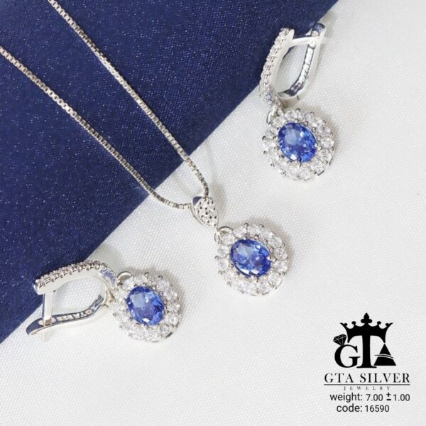 نیم ست نقره میکرو کد 16590 - Image 4