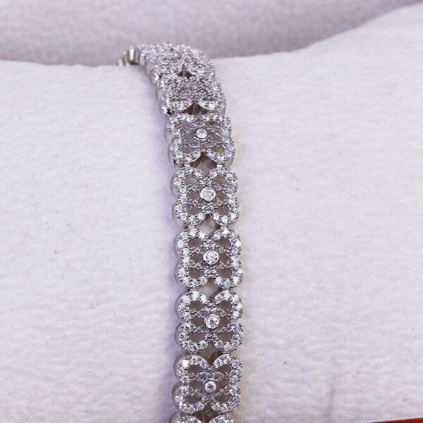 دستبند نقره میکرو کد 22019 - تصویر 3