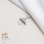 مدال نقره میکرو طرح چتر کد 21293