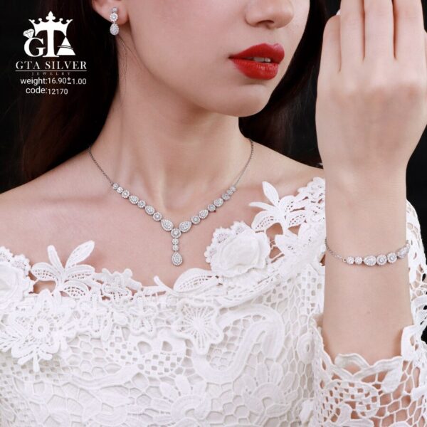 سرویس نقره میکرو زنجیری کد 12170 - Image 2