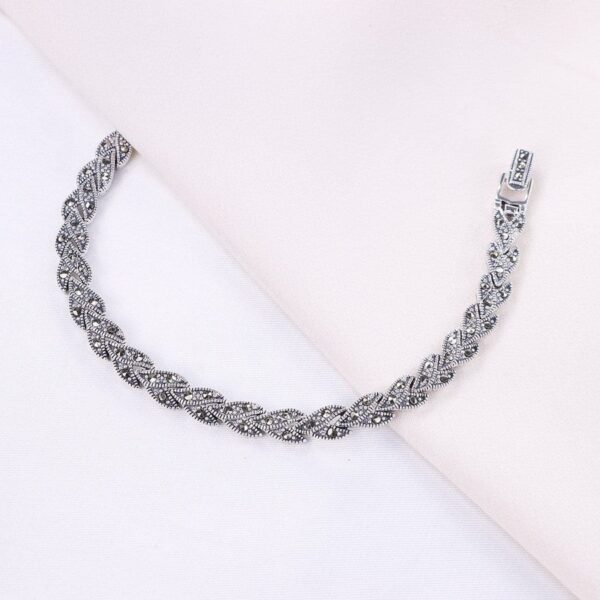 دستبند نقره مارگازیت کد 37022 - Image 2