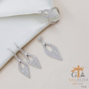 نیم ست نقره میکرو کد 16236