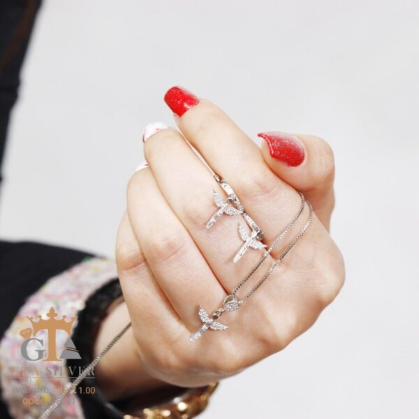 نیم ست نقره میکرو کد 16591 - تصویر 4