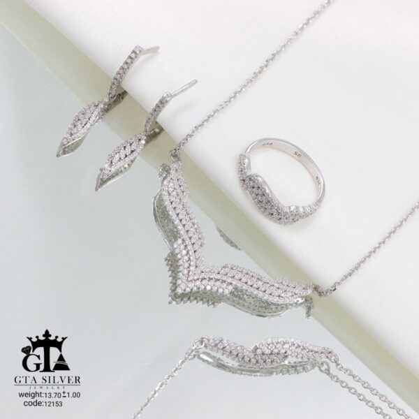 سرویس نقره میکرو زنجیری کد 12153 - Image 3