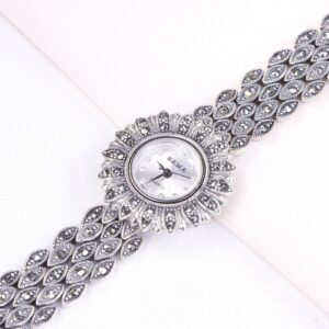 ساعت نقره سما کد 18075