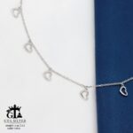 پابند نقره سوپرمیکرو قلبی کد 25024 - تصویر 3