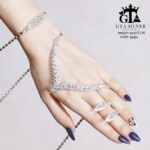 سرویس نقره عروس مشابه طلا سوپر میکرو کد 38004 - Image 4