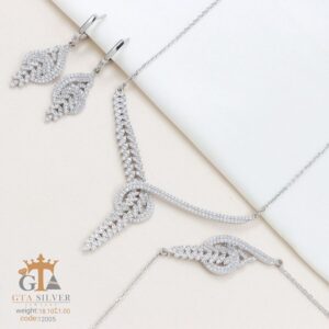 سرویس نقره میکرو زنجیری کد 12005