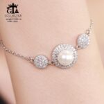 سرویس نقره میکرو زنجیری مرواریدی کد 12025 - Image 4