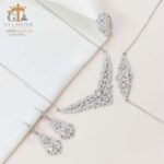 سرویس نقره ظریف عروس مدل سوپر میکرو زنجیری کد 39006