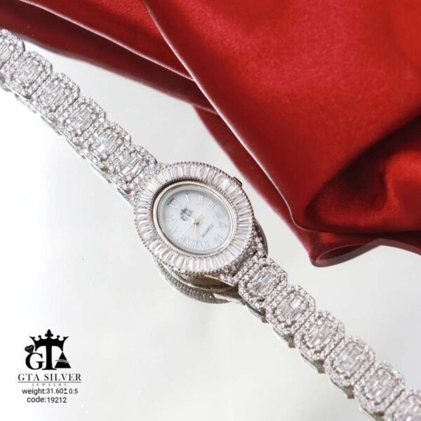 ساعت نقره GTA طرح امرالدکات کد 19212 - Image 3