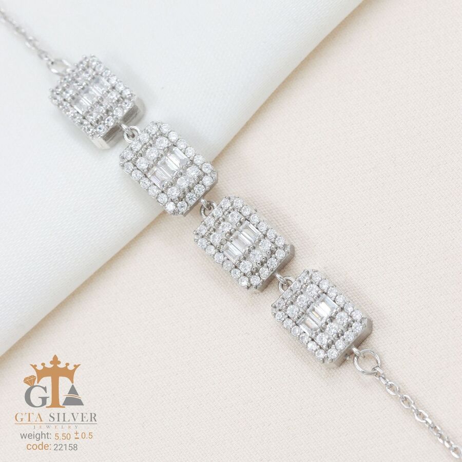 d5ddcab3-b3d1-4542-92d2-8f195ff2bdcd.jpg دستبند نقره میکرو طرح امرالدکات کد 22158 - تصویر 1