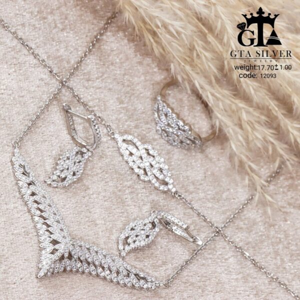 سرویس نقره میکرو زنجیری کد 12093 - Image 3