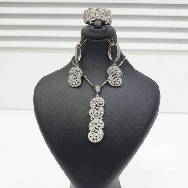 نیم ست نقره میکرو کد 16204 - Image 2