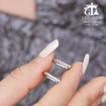 گوشواره نقره میخی میکرو کد 25040 - تصویر 4