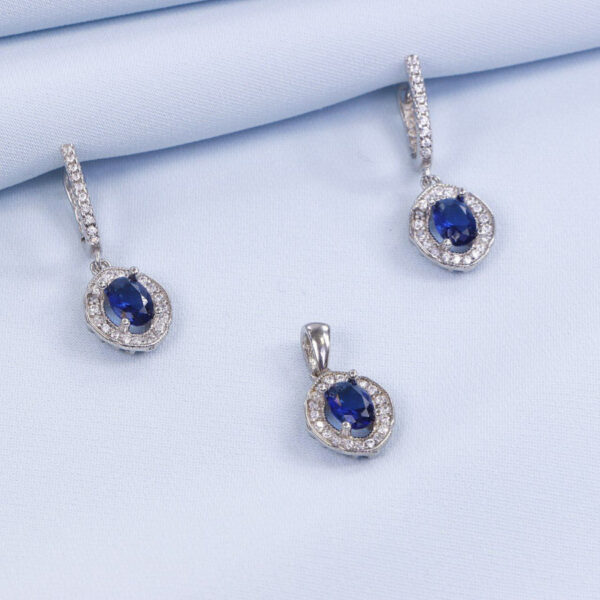 نیم ست نقره میکرو کد 16355 - Image 2