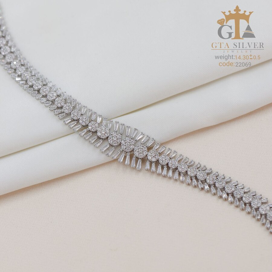 d8cf3428-860e-4fac-84e2-9bf067dd2343.jpg دستبند نقره میکرو کد 22069 - تصویر 1