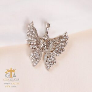 مدال نقره میکرو طرح عشق کد 21684