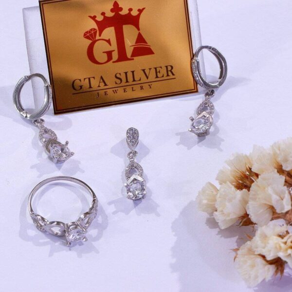 نیم ست نقره میکرو کد 16264 - تصویر 2