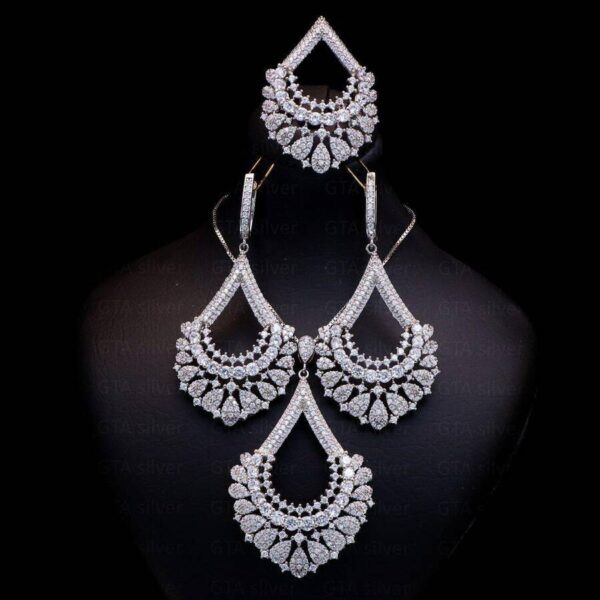 نیم ست نقره میکرو کد 16025 - تصویر 2