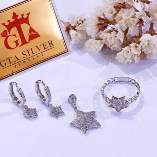 نیم ست نقره میکرو کد 16284 - Image 2