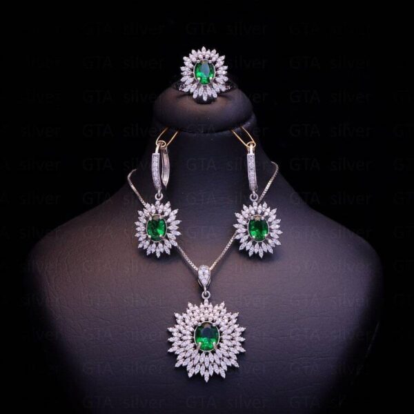 نیم ست نقره میکرو کد 16080 - Image 2