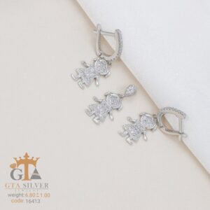 نیم ست نقره میکرو کد 16413