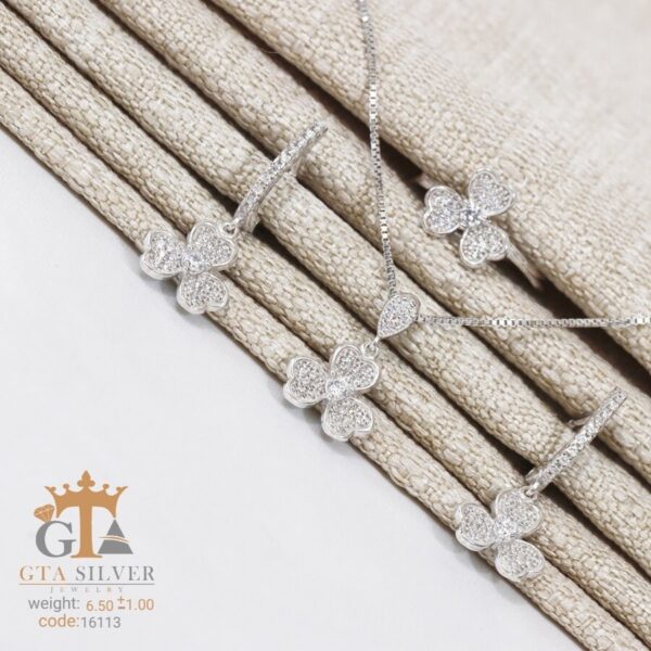 نیم ست نقره میکرو کد 16113 - Image 4