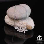 مدال نقره زنانه فلاور میکرو کد 21915 - Image 3