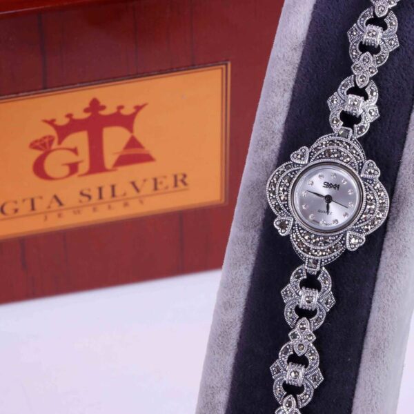 ساعت نقره سما کد 18113 - Image 2