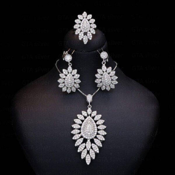 نیم ست نقره میکرو کد 16008 - Image 2